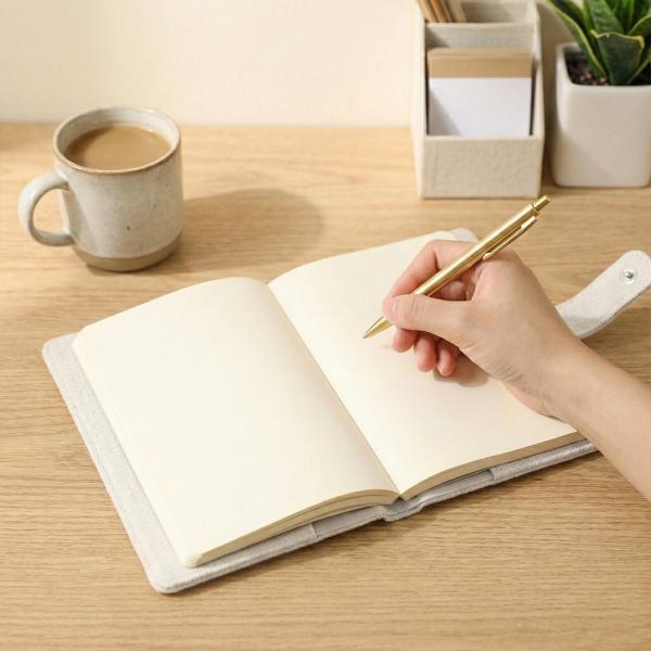 Custom Book Protective Cover A5 Linen Sublimation Notebook Book Cover Blank