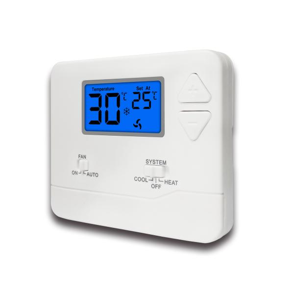 24V Air Conditioner Controller Digital Temperature Control Heating Home Thermostat Non-programmable