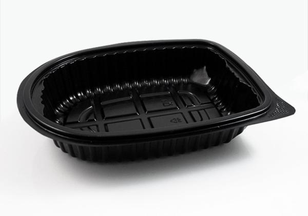 Disposable Transparent PP Roast Chicken Box Fog Resistant Lid With Handle