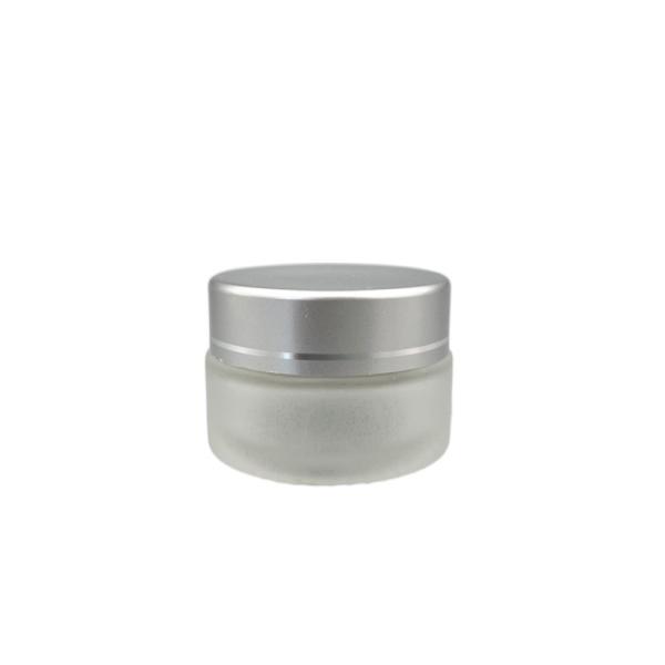 Round 20g Custom Glass Cosmetic Jars Packaging Diameter 4.7cm Height 3.2cm