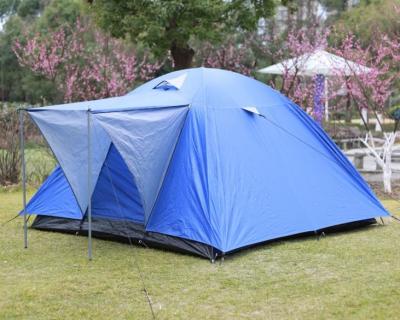 3-4 barraca de acampamento exterior impermeável da pessoa para viajar, dobradura fácil