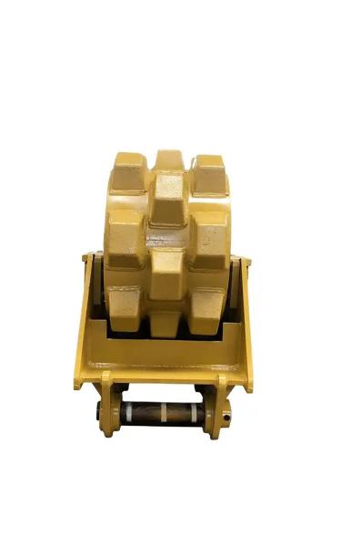 Q460 Mini Excavator Wheel For Trench Compaction 200mm-600mm Width