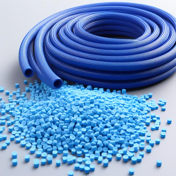 Tubos de agua PVC reciclado Pelletos de plástico Materiales compuestos Co Extrudidos para manguera de incendio