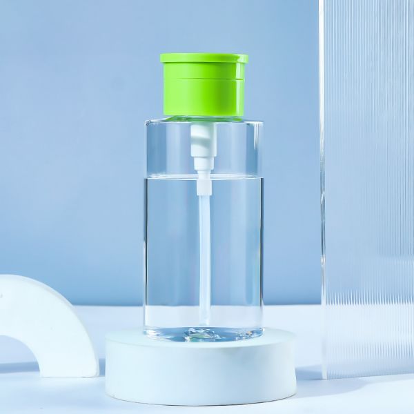 Flip Cap PET Plastic Makeup Remover Bottles Wholesale in 60ml–500ml Sizes with Recycled Materials