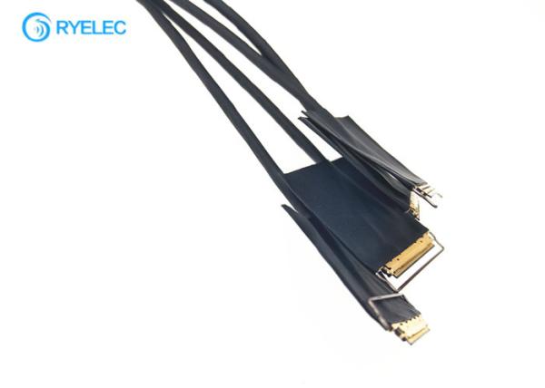 40 Pin Electronic LVDS Cable Assembly For Advertising Machine IPEX Housing Available
