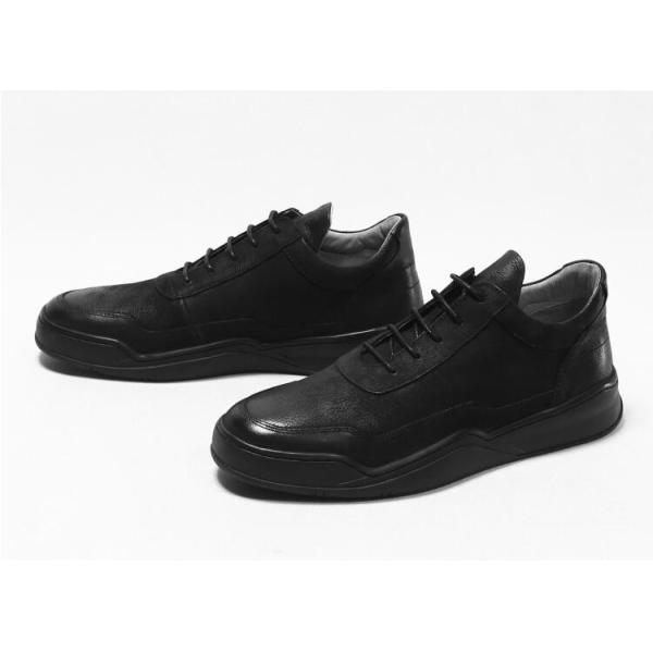 Calzado casual de cuero masculino de otoño / primavera Calzado de cuero marrón hecho a mano