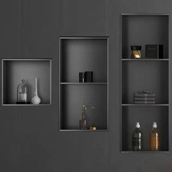 Stainless Steel Bathroom Niche Shelves Shower Wall Recess Box High Durability