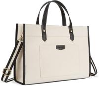 16x11.7x5.1 Sac à main pour ordinateur portable, sac de travail pour achats de voyage