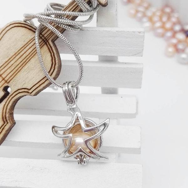 Pearl Cage Bead Cage Essential Oil Diffuser Locket Pendant Jewelry Making Oyster Pearl