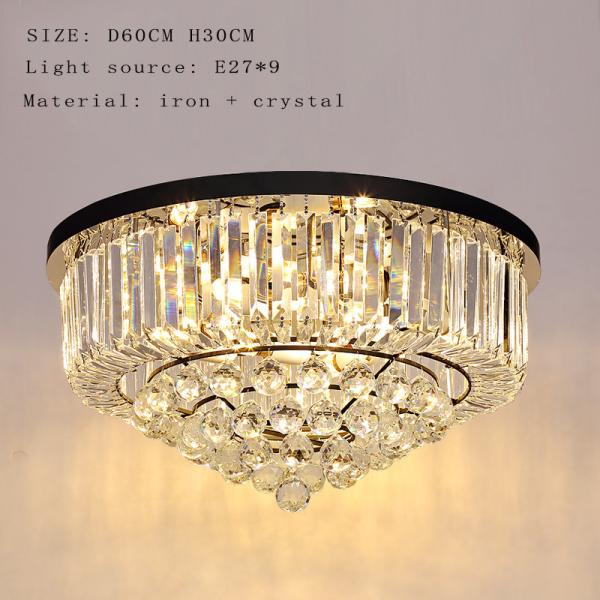 Modern Led Ceiling Lights Fixtures K9 Crystal Lamp For Living Room ceiling led lamp(WH-CA-74)