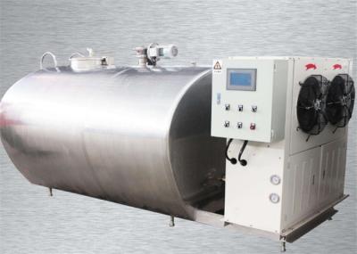 Sanitary Milk Cooling Tank High Efficiency With Refrigeration Compressor