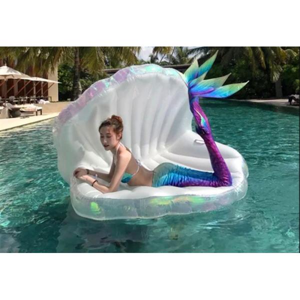 Beauty Flower Fin Swimmable Mermaid Tails For Girls , High Elasticity Fabric Mermaid Tail