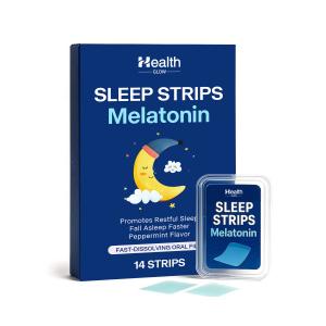 Vegan Melatonin Oral Strip Sugar-Free Fast-Melt Supplement Private Label