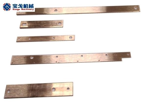 260*30*3mm T2 Copper Bus Bar Terminal Block with Excellent Electrical Conductivity