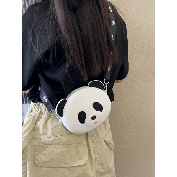 Panda прочный силиконовый карандаш для детей кроссбоди сумочка плечевая сумочка монета кошелек сумка портфель макияж сумка для хранения