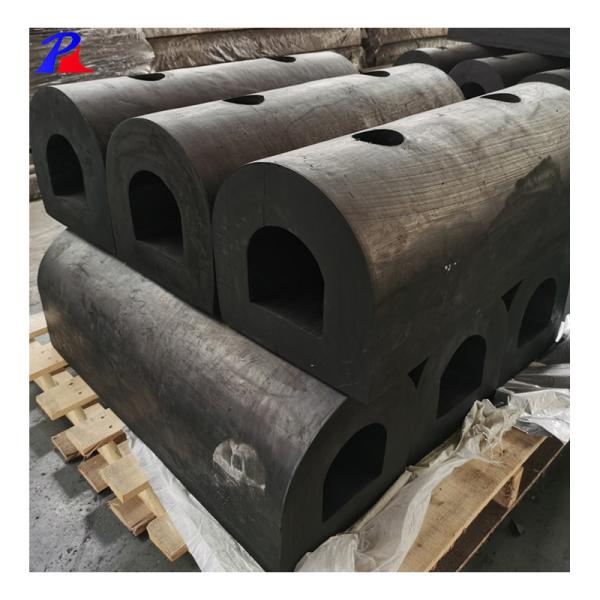 CCS/BV/SGS Certified Durable D-Shaped Marine Boat Bumper Fender for Vessel Protection