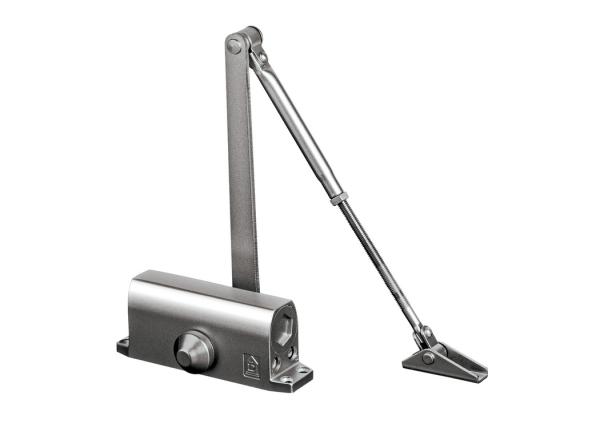 Aluminum Automatic Fire Door Closers Reinforced Steel Arm Small Size and Body