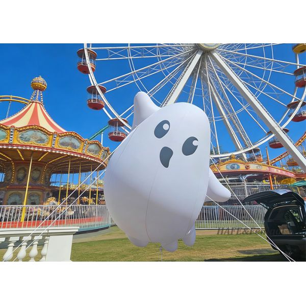 Custom Inflatable Ghost Balloons With Built-In Fans Are Suitable For Event Decoration