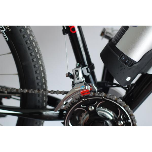 Brushless Electric Motor Mountain Bike Black Full Suspension Electric Mountain Bike