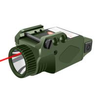 Lampe-torche rouge de vue de laser du fusil de chasse IPX4 combinée avec le lumen 500 tactique