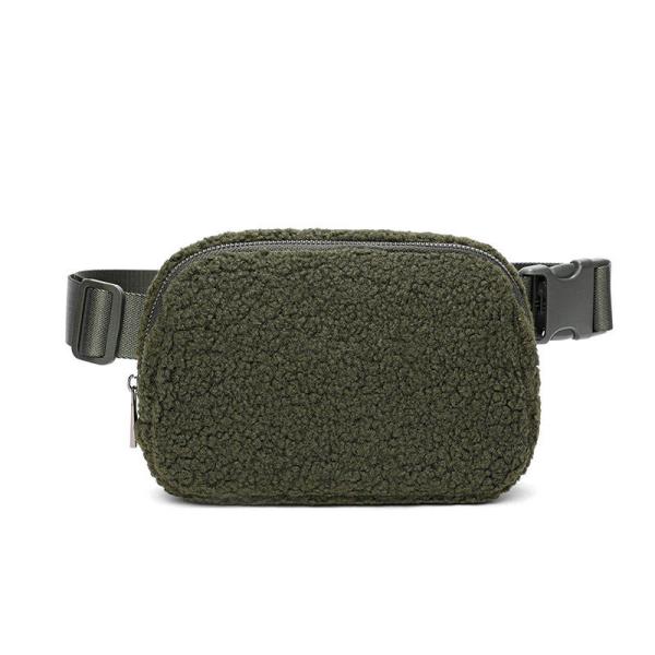 OEM/ODM Accepted Women's Sherpa Cute Belt Bag Fashion Berber Fleece Fanny Pack