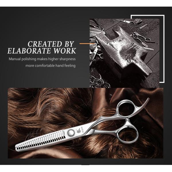 Japanese Steel Hair Thinning Scissors , Stable High End Japanese Cobalt Shears