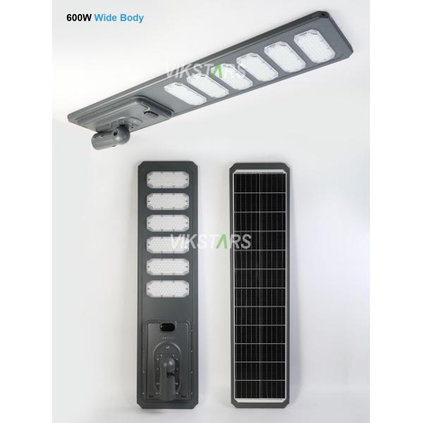 Nuevo 100W 200W 300W 400W 500W All In One Aluminio Luz solar de calle para mayoristas