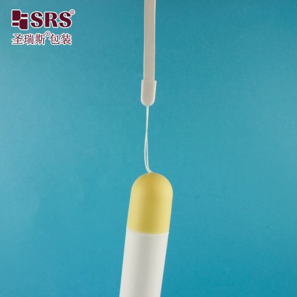 Frosted Pink Cap Bottle PP Plastic Roller Ball Oil Bottle Round 25ml Baby Massage Oil Bottle