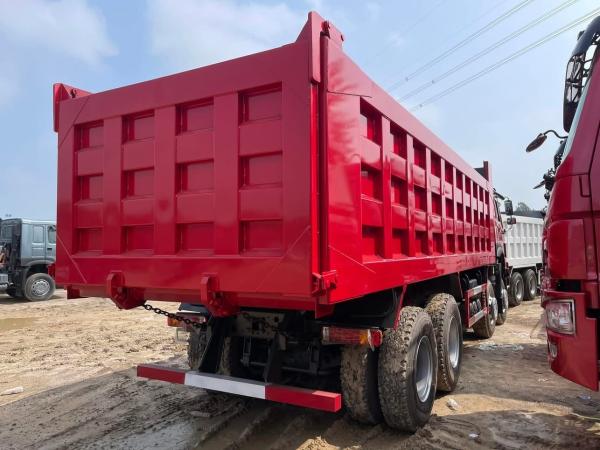 Second hand Howo Brand 6x4 Dump Truck 375 Horsepower Manual Transmission Diesel Fuel New Condition For Construction In Africa