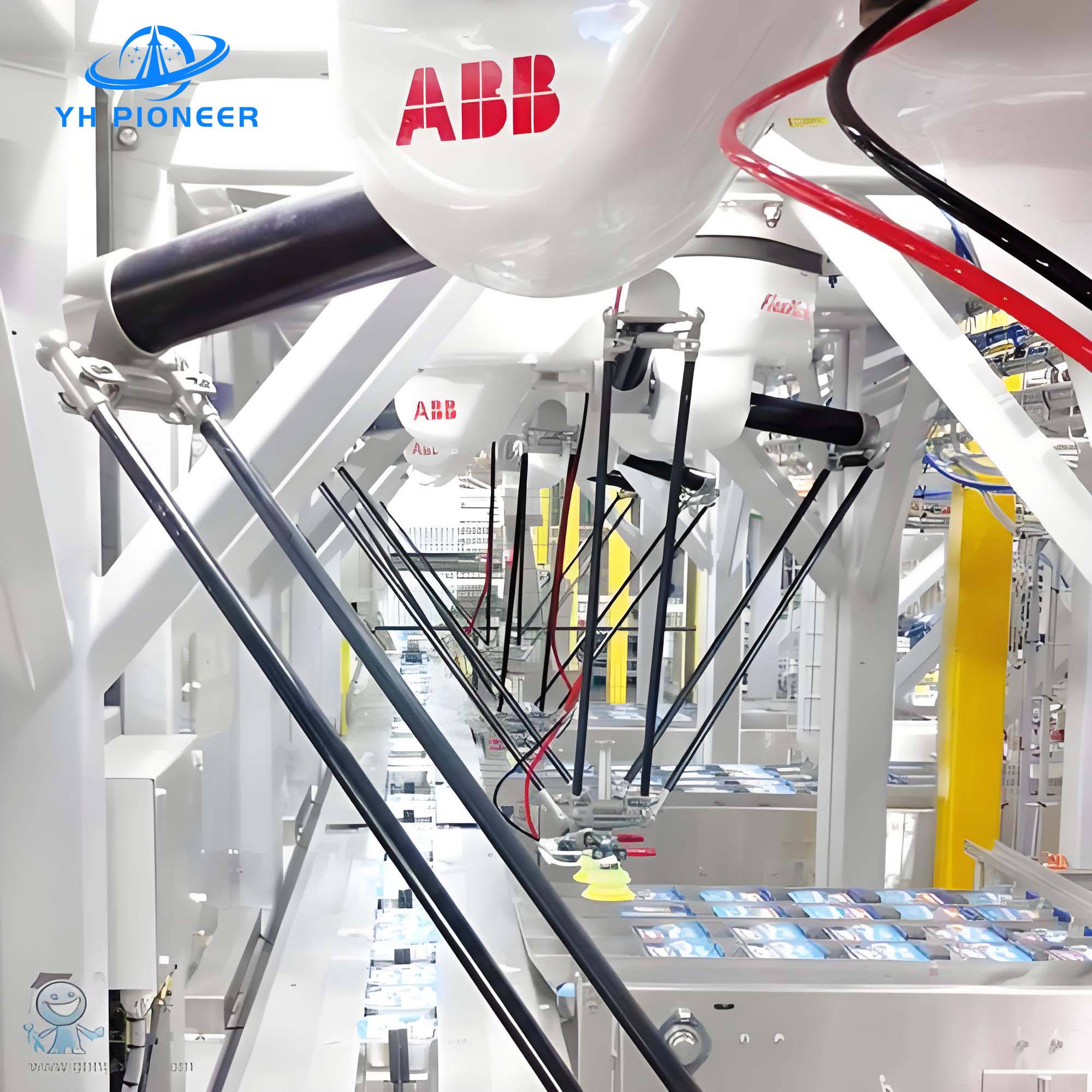 Усовершенствованный аппарат Delta Robot Bag Case Packer с 60 пакетами в минуту 5 кг полезной нагрузки.
