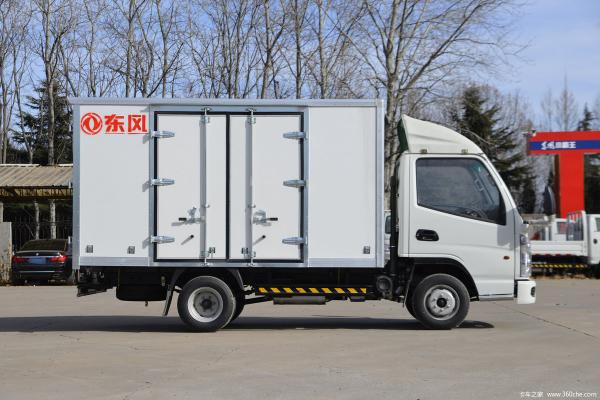Factory Direct Small Mini DFAC DongFeng 1.6L  123HP  3.65 Meters Van-Type Truck Light Cargo Box Truck for Sale