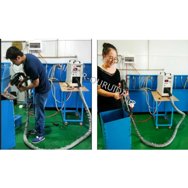 Handle Type High Frequency Induction Heating Machine with 100% Duty Cycle IGBT Module and 4.5M Cables
