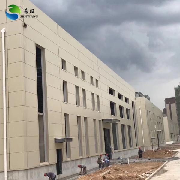 Light / Heavy Steel Structure Workshop With Heat Treated Frame Bolt Welded Connection