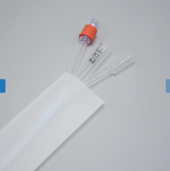 30ml Three Way Silicone Foley Catheter Anti Back Flow 400mm Length