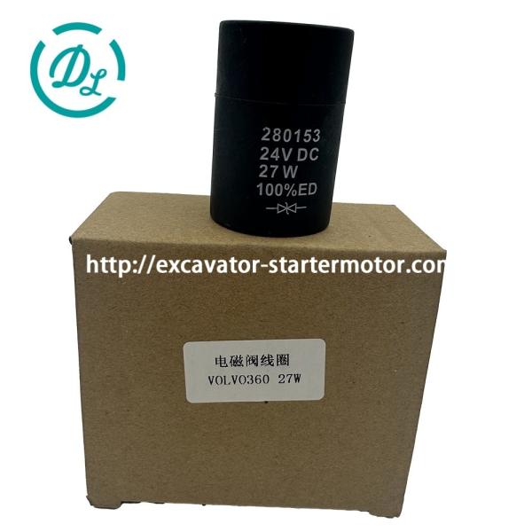 EC360B Excavator Solenoid Valve Coil 24V OEM 280153 14616529