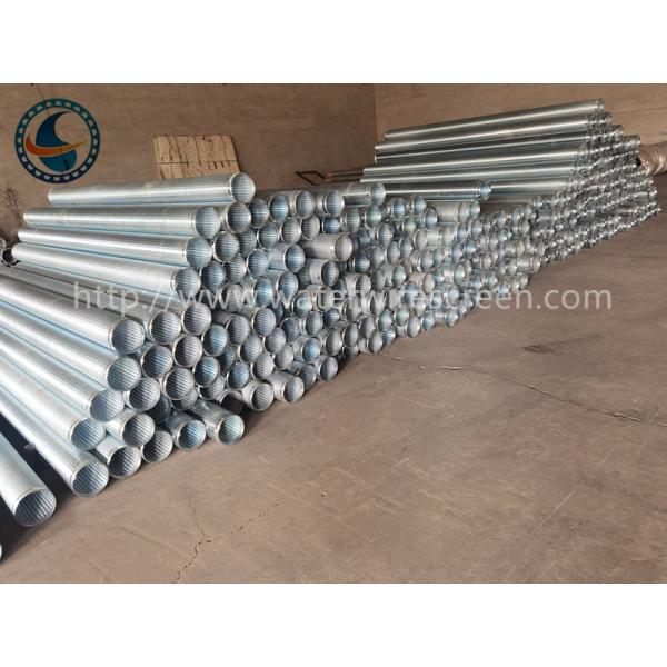 Экран провода воды Q195 низкоуглеродистый гальванизированный 168mm с наклоном сварил кольца