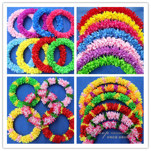 Hawaiian flower garland /Hawaiian Flower Lei/flower wreaths