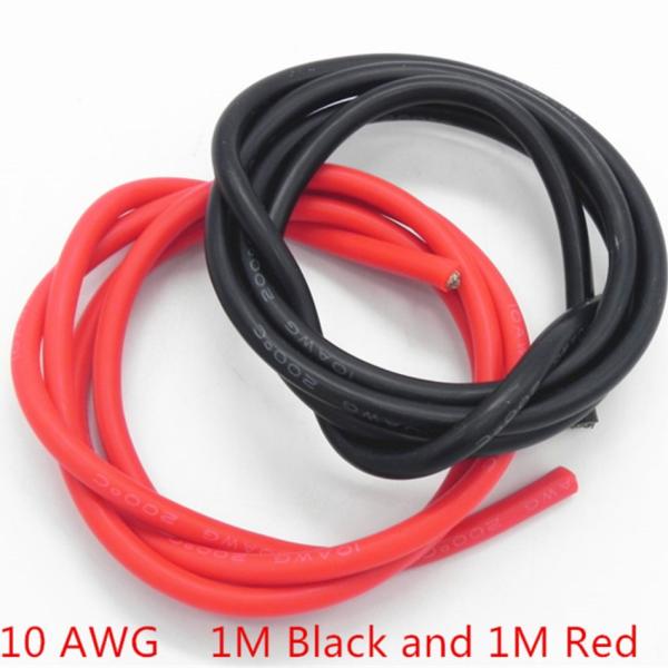 8AWG Flexible Silicone Wire High Temp RC Automotive Car Battery Wire
