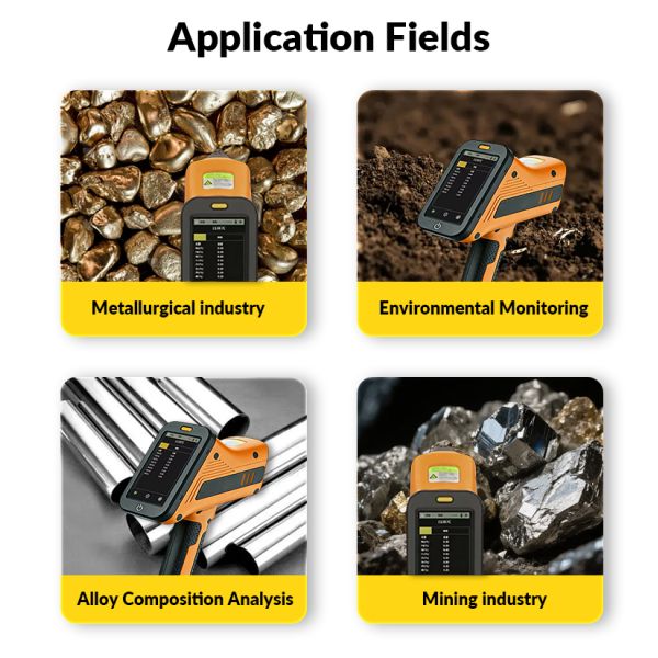 GLO-KEY3000 Portable Handheld Spectrum Analyzer Digital Xrf Alloy Metal Analyzer Precious Metal Tester