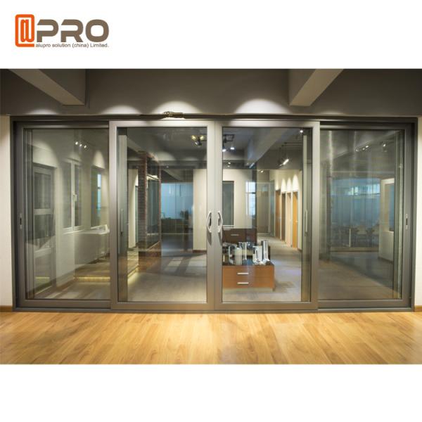 Australia Anti Noise Aluminium Sliding Glass Doors System Customized Size Sliding gate door BARN DOOR SLIDING