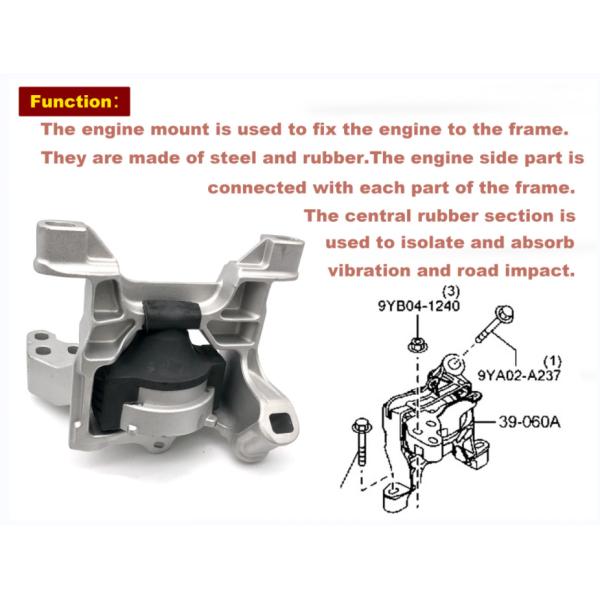 Rubber Metal Engine Mount OEM BKC9-39-060 KD4539060B BHS2-39-060 For MAZDA 3 Saloon