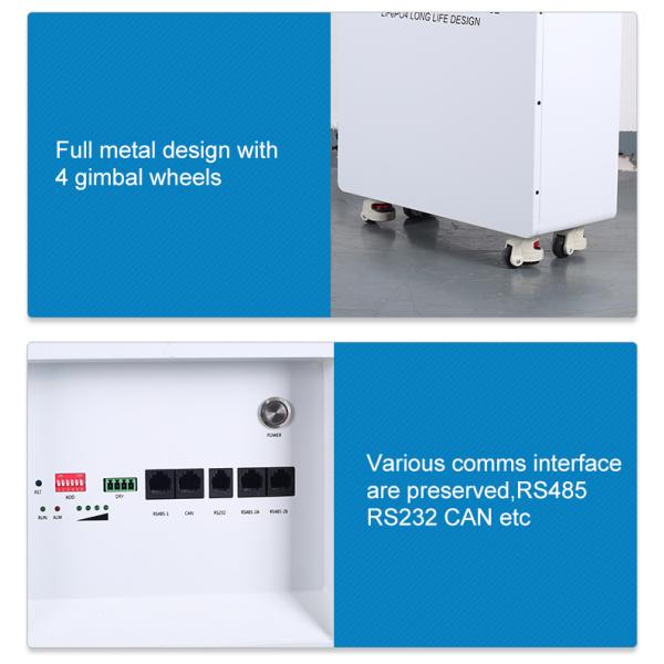 батарея 10КВ 200ах силы ЛифеПО4 силы батареи солнечной энергии 48В 51.2В для домашней пользы