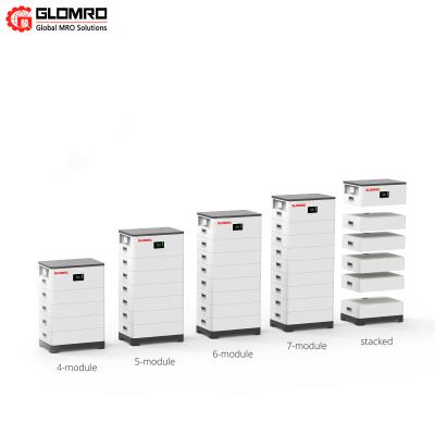 Casa empilhada de alta tensão do fosfato do ferro do lítio de Ion Battery Energy Storage Battery do lítio 5KW-20KW solar