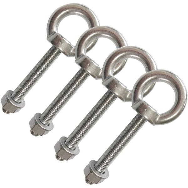 INCH Stainless Steel M10 Shoulder Eye Bolts 3/8