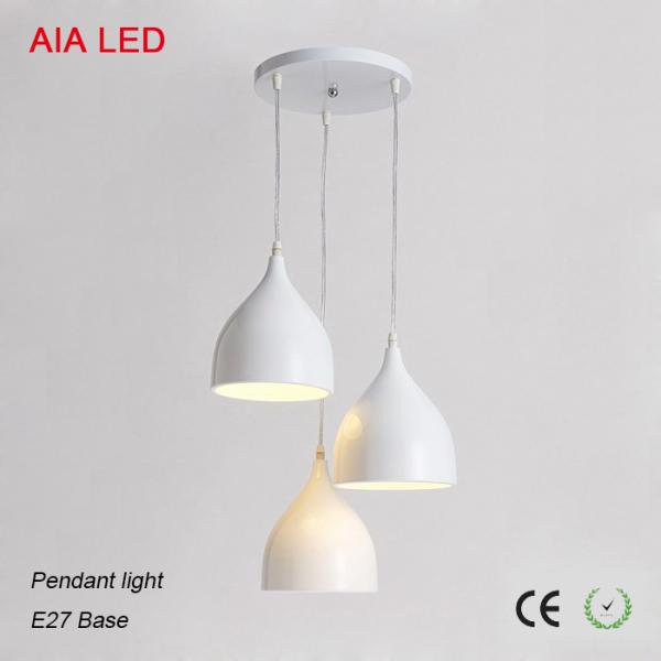 Indoor Black 3piece/set  E27 dining room pendant light/LED droplight for eating house