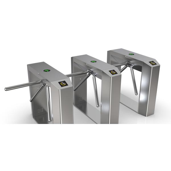 Biometric Tripod Turnstile Gate Waist Height Stainless Steel 220V 60kg Weight