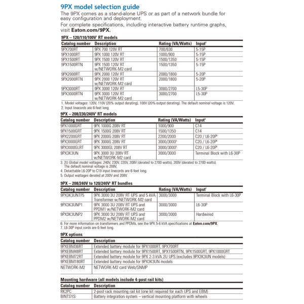 EATON UPS Бренд 9PX UPS 100 кВА однофазные онлайн-упсы для фармацевтического производства