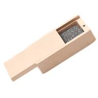 Frescador de aire para automóviles: Caja de madera de difusores de fragancias.