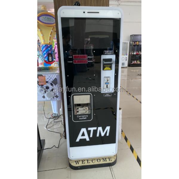 ATM Cash  Automatic Coin Change Machine Money Changer 17 Inch LED Token Coin Exchange Machines