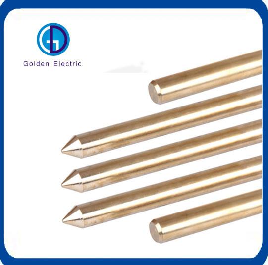 Grounding System Straightness Error≤1mm/M High Voltage Copper Bonded Earthing Rods